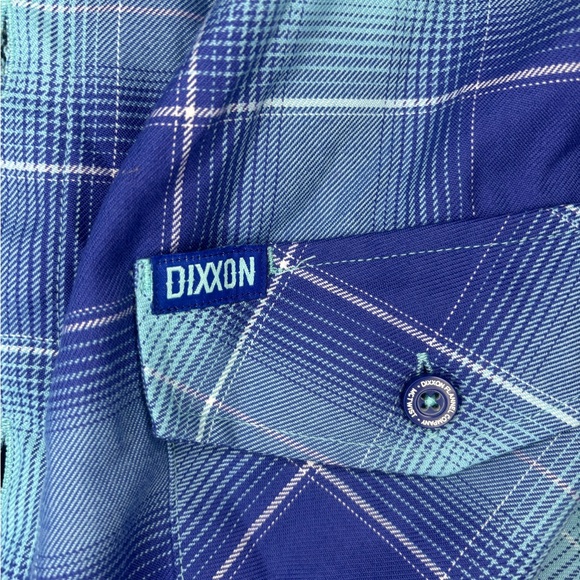 DIXXON Blue and White Plaid Shirt - Picture 3 of 8